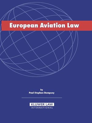 cover image of European Aviation Law